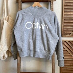 PRELOVED Calvin Klein Performance Sweater Fleece Cowl Neck